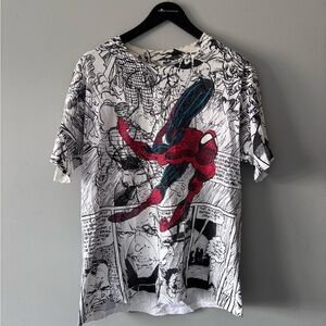 92’ Marvel Spider-man comic style vintage tee